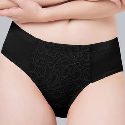Soie Self Design High Rise Lace Bikini Brief-38
