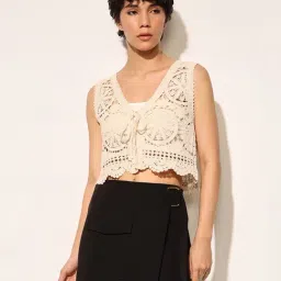 Only Cream Cotton Self Sweater-picture-24