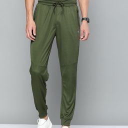 Slazenger Men Olive Green Solid Joggers-image-50