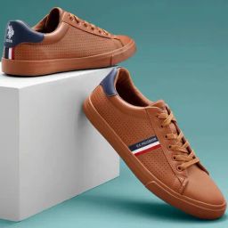 U.S. Polo Assn. Men's Tan Casual Sneakers-image-70