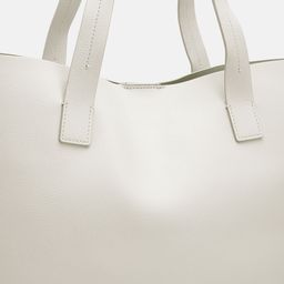 MANGO Oversized Structured Tote Bag image 3