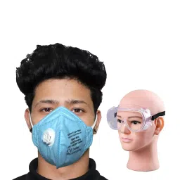 ORILEY GC-001978 Universal Unisex Plastic Goggle with Face Mask Sky Blue (Pack Of 5)-image-44