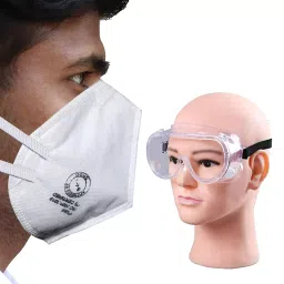 ORILEY GC-002072 Universal Plastic Goggle with Disposable Face Mask (Pack Of 5)-image-98