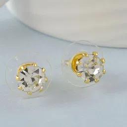 MEMOIR Gold-Plated Contemporary Studs-image-12