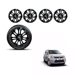 Auto Pearl Premium 304.8 mm (12 Inch) (Set of 4 Pcs) Press Type Hubcap Wheel Cover Replacements for Alto STD-34