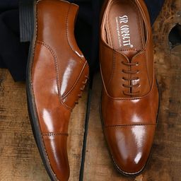 Sir Corbett Men Tan Brown Formal Shoes-image-62