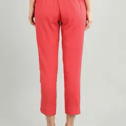 Aurelia Red Regular Fit Trousers image 2