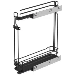 Hafele Towel Pullout 150 mm Door Width Solid Base Anthracite Basket for ≥515 mm Depth, 549.37.310-image-43
