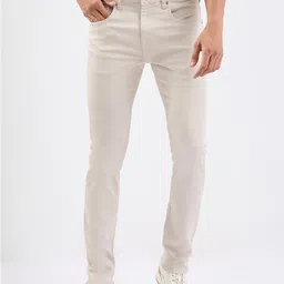 SPYKAR Men White Cotton Slim Fit Low-Rise Jeans-picture-38
