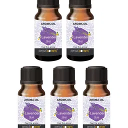 PEEPALCOMM 5-Pcs Purple Lavender EssentialOil-15ml-12