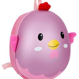 Bembika Kindergarten Cute Cartoon Kids 3D Eggshell Cute Bird  Purple - 11.8 Inches-image-28