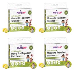 MumsLap 100% Natural Mosquito Repellent Patches for Babies & Kids - Pack of 4 (96 Patches)-picture-20