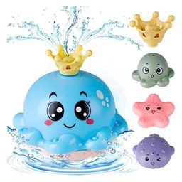 Happy Hues Octopus Light-Up Bath ToyWater Sprayer with LED Lights & 4 Fun Spray Modes for Babies & Toddlers-20