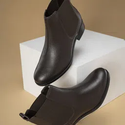 Red Tape Women Casual Block-Heeled Chelsea Boots-45