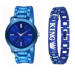 Gopal Shopcart Unisex Round Dial Analogue Watch PendoBLU-LR05-D-801BLU-K-Bracelet_SH-image-0