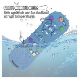 Tony Stark Remote Silicone Baby Teether for Teething Gums, Teether for 3+ Months Baby, Helps Biting Skills Development, Colour & Shape Recognition, Food Grade Silicone, Teething Toy for Infants, Babies, and Toddlers (Blue) image 3