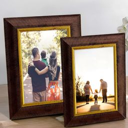 Art Street Brown 2 to 4 Pieces MDF Table Photo Frames-41