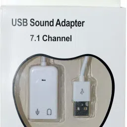 ASTOUND White 7.1 Channel USB External Sound Card -H6 Phone Converter-image-10