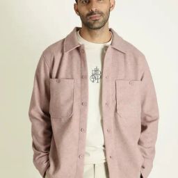 Rare Rabbit Pink Cotton Regular Fit Solid Jacket-picture-21
