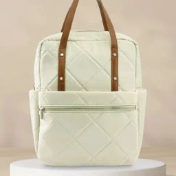 Fastrack White Nylon Large Laptop Backpack-image-91