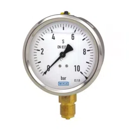 WIKA Analogue Pressure Gauge G 1/2 40bar Back Entry 100mm Outside Diameter, 7573074-picture-19