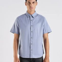 Calvin Klein Jeans Blue Cotton Regular Fit Shirt-image-65
