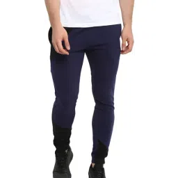 ALCIS Navy Polyester Trackpants-image-13
