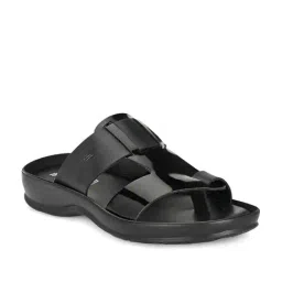 Hitz Men's Black Toe Ring Sandals-picture-35
