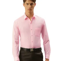 English Navy Light Pink Full Sleeves Shirt-image-30