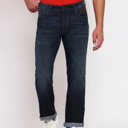 Wrangler Blue Lightly Washed Jeans-image-32