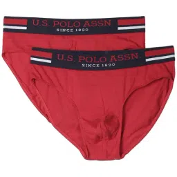 U.S. Polo Assn. Red Regular Fit Briefs - Pack of 2-picture-49