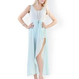 Belle Fille Blue & White Lace Dress-image-54