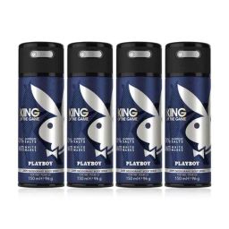 Playboy King M Deodorant Spray (Pack of 4)-image-35