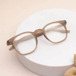 Ted Smith Premium Italian Brown Square Unisex Eye Frames-picture-31
