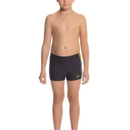 Speedo Kids Black Solid Swim Shorts-image-49