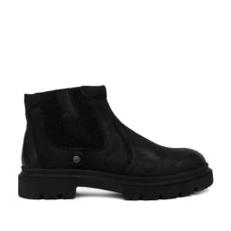 EZOK Men's Black Chelsea Boots-image-22
