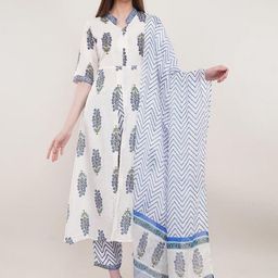 Anouk Rustic Women Ethnic Motifs Printed Kurta & Trousers With Dupatta-picture-51
