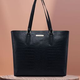 Caprese Animal Textured Structured Shoulder Bag-15