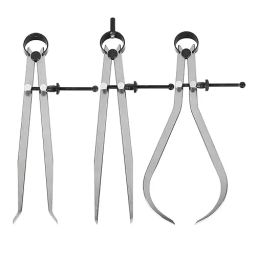 illuminate Tools Spring Caliper Set Stainless Steel 152.4 mm (6 Inch), 0322BGLRZ9J (Set of 3 Pcs)-4