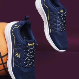 Leap7X by Liberty Men's Navy Running Shoes-42
