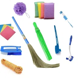Winberg 10 Pieces Plastic Home Clenaing Combo Pack-image-25