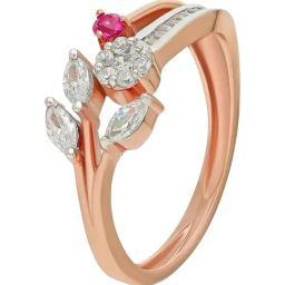 Malabar Gold and Diamonds 18k (750) Rose Gold Ring for Women-picture-44