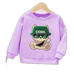 Joggers Park Kids-Unisex Purple Cotton Sweatshirts-image-101