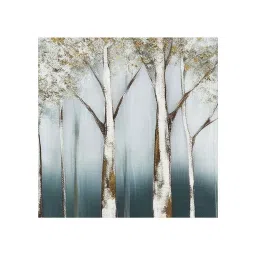 999Store Grey Canvas Trees In A Foggy Or Misty Setting Painting image 2
