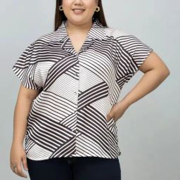 PURYS White Printed Casual Shirt-image-48