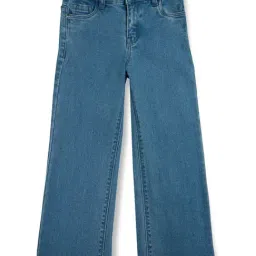 Gini & Jony Kids Blue Solid Jeans-picture-30