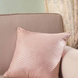 Pure Home and Living Pink Cotton Printed Cushion Cover-image-48