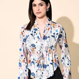 PRETTY LOVING THING Floral Print Bell Sleeve Shirt Style Top-picture-29