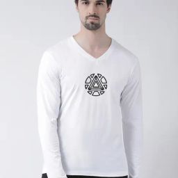 Friskers White Cotton Slim Fit Printed T-Shirt-image-101