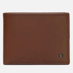 Van Heusen Brown Leather Solid Bi-Fold Wallet-68
